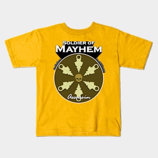 Mayhem Soldier Series: Assassin Kids T-Shirt